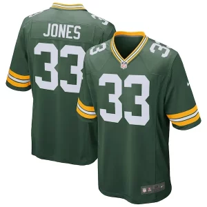 Fantastic Aaron Jones Green Bay Packers Nike Game Jersey   Green to stand out at the stadium