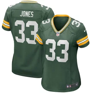 Terrific Aaron Jones Green Bay Packers Nike Women's Game Jersey   Green to stand out at the stadium