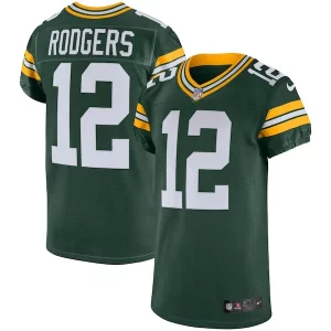 Gorgeous Aaron Rodgers Green Bay Packers Nike Vapor Elite Jersey   Green to stand out at the stadium