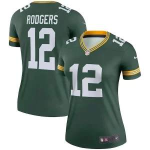 Fantastic Aaron Rodgers Green Bay Packers Nike Women's Legend Jersey   Green for die hard Packers fans