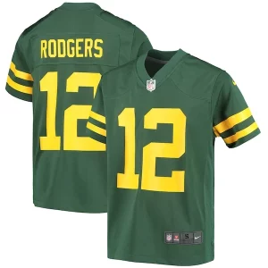 Fantastic Aaron Rodgers Green Bay Packers Nike Youth Game Jersey   Green to showcase your team pride