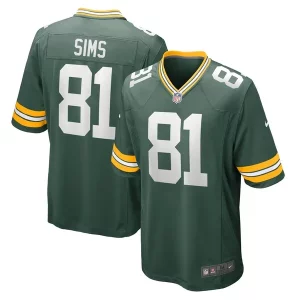 Terrific Ben Sims Green Bay Packers Nike Team Game Jersey   Green for die hard Packers fans