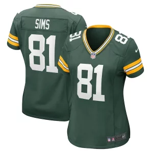 Outstanding Ben Sims Green Bay Packers Nike Women's Team Game Jersey   Green perfect for game day celebrations