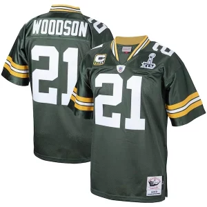 Unique Charles Woodson Green Bay Packers 2010 Authentic Throwback Retired Player Jersey   Green perfect for game day celebrations
