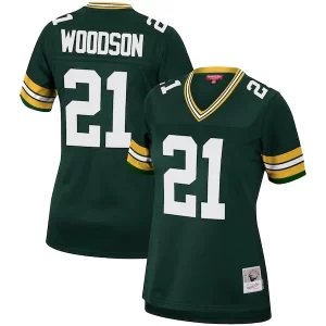Impressive Charles Woodson Green Bay Packers Women's 2010 Legacy Replica Player Jersey   Green to stand out at the stadium