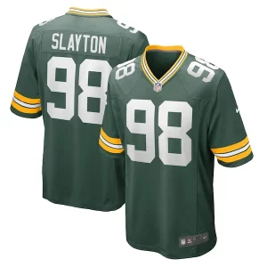 Outstanding Chris Slayton Green Bay Packers Nike Game Player Jersey   Green for ultimate sports enthusiasts
