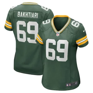 Terrific David Bakhtiari Green Bay Packers Nike Women's Game Player Jersey   Green to showcase your team pride
