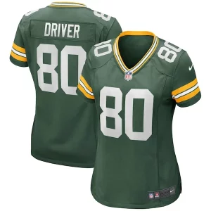 Impressive Donald Driver Green Bay Packers Nike Women's Game Retired Player Jersey   Green to stand out at the stadium