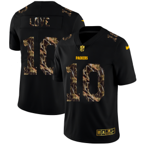 Impressive Green Bay Packers #10 Jordan Love Men's Black Flocked Lightning Vapor Limited NFL Jersey perfect for game day celebrations