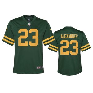 Amazing Green Bay Packers #23 Jaire Alexander Youth Alternate Game Player NFL Jersey   Green for ultimate sports enthusiasts