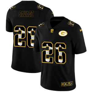 Outstanding Green Bay Packers #26 Darnell Savage Jr. Carbon Black Vapor Cristo Redentor Limited NFL Jersey to showcase your team pride