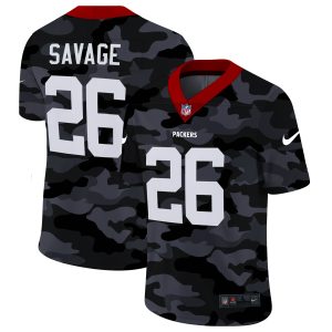 Terrific Green Bay Packers #26 Darnell Savage Jr. Men's 2020 Black CAMO Vapor Untouchable Limited Stitched NFL Jersey perfect for game day celebrations
