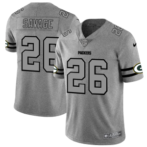 Stunning Green Bay Packers #26 Darnell Savage Jr. Men's Gray Gridiron II Vapor Untouchable Limited NFL Jersey a must have addition to your collection