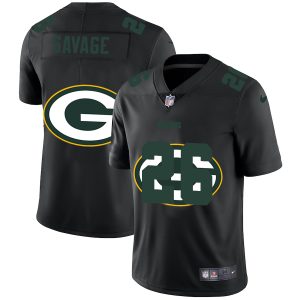 Outstanding Green Bay Packers #26 Darnell Savage Jr. Men's Team Logo Dual Overlap Limited NFL Jersey Black to stand out at the stadium
