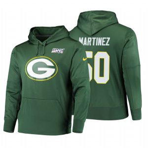 Outstanding Green Bay Packers #50 Blake Martinez  NFL 100 Primary Logo Circuit Name & Number Pullover Hoodie Green to stand out at the stadium