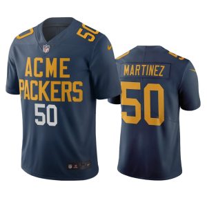 Outstanding Green Bay Packers #50 Blake Martinez Navy Vapor Limited City Edition NFL Jersey for ultimate sports enthusiasts