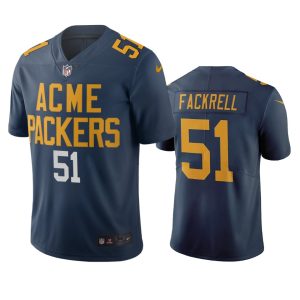 Terrific Green Bay Packers #51 Kyler Fackrell Navy Vapor Limited City Edition NFL Jersey to stand out at the stadium