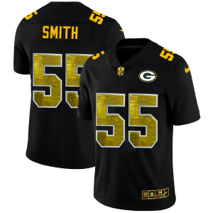 Unique Green Bay Packers #55 Za'Darius Smith Men's Black Golden Sequin Vapor Limited NFL Jersey to stand out at the stadium