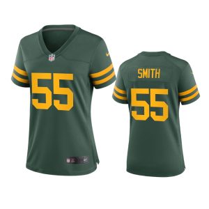 Amazing Green Bay Packers #55 Za'Darius Smith Women's Alternate Game Player NFL Jersey   Green to showcase your team pride