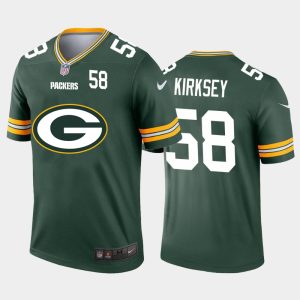 Stunning Green Bay Packers #58 Christian Kirksey Green Men's Big Team Logo Player Vapor Limited NFL Jersey to showcase your team pride
