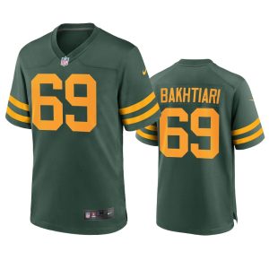 Outstanding Green Bay Packers #69 David Bakhtiari Men's Alternate Game Player NFL Jersey   Green perfect for game day celebrations