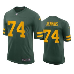 Stunning Green Bay Packers #74 Elgton Jenkins Men's Alternate Vapor Limited Player NFL Jersey   Green perfect for game day celebrations