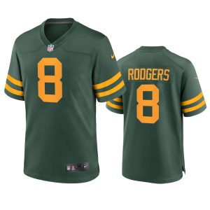 Amazing Green Bay Packers #8 Amari Rodgers Men's Alternate Game Player NFL Jersey   Green a must have addition to your collection