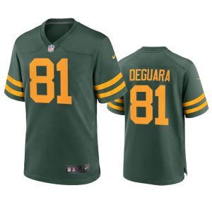 Amazing Green Bay Packers #81 Josiah Deguara Men's Alternate Game Player NFL Jersey   Green to stand out at the stadium