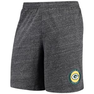 Unique Green Bay Packers Concepts Sport Pitch Knit Shorts Charcoal perfect for game day celebrations