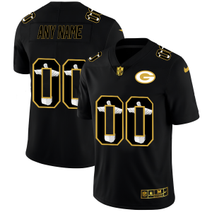 Outstanding Green Bay Packers Custom Men's  Carbon Black Vapor Cristo Redentor Limited NFL Jersey to stand out at the stadium