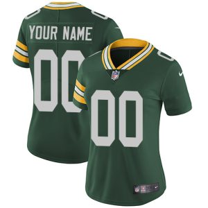 Terrific Green Bay Packers Customized Green Team Color Stitched Vapor Untouchable Limited Women's NFL Jersey for ultimate sports enthusiasts