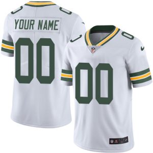 Terrific Green Bay Packers Customized White Stitched Vapor Untouchable Limited Youth NFL Jersey perfect for game day celebrations