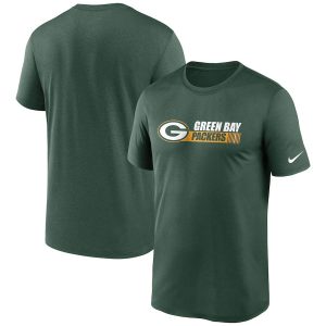 Unique Green Bay Packers  Fan Gear Team Conference Legend Performance T Shirt Green for die hard Packers fans