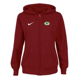 Fantastic Green Bay Packers Ladies Tailgater Full Zip Hoodie Red for die hard Packers fans