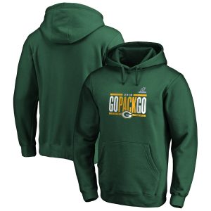Unique Green Bay Packers NFL 2019 NFL Playoffs Bound Hometown Checkdown Pullover Hoodie Green for die hard Packers fans