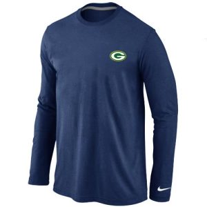 Amazing Green Bay Packers Sideline Legend Authentic Logo Long Sleeve T Shirt Dark Blue to showcase your team pride