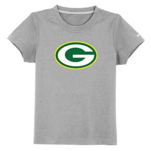 Outstanding Green Bay Packers Sideline Legend Authentic Logo Youth T Shirt Grey to showcase your team pride