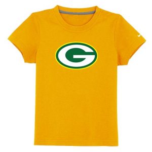 Unique Green Bay Packers Sideline Legend Authentic Logo Youth T Shirt Yellow a must have addition to your collection