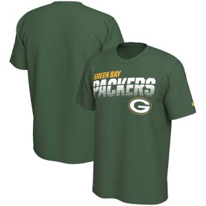 Amazing Green Bay Packers  Sideline Line of Scrimmage Legend Performance T Shirt Green for die hard Packers fans