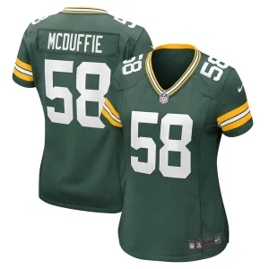 Fantastic Isaiah McDuffie Green Bay Packers Nike Women's Game Jersey   Green for die hard Packers fans