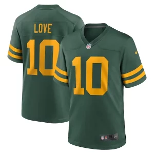Outstanding Jordan Love Green Bay Packers Nike Alternate Game Jersey   Green perfect for game day celebrations