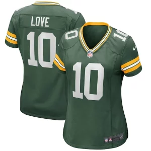 Gorgeous Jordan Love Green Bay Packers Nike Women's Game Jersey   Green to showcase your team pride