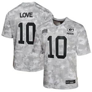 Outstanding Jordan Love Green Bay Packers Nike Youth 2024 Salute to Service Game Jersey   Arctic Camo to showcase your team pride
