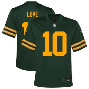 Gorgeous Jordan Love Green Bay Packers Nike Youth Alternate Game Jersey   Green a must have addition to your collection