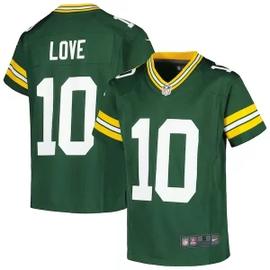 Unique Jordan Love Green Bay Packers Nike Youth Game Jersey   Green to stand out at the stadium