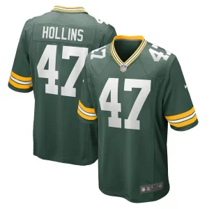 Outstanding Justin Hollins Green Bay Packers Nike Home Game Player Jersey   Green for ultimate sports enthusiasts