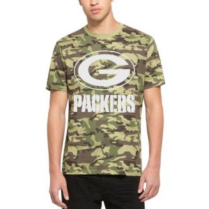 Unique Men's Green Bay Packers '47 Camo Alpha T Shirt to showcase your team pride