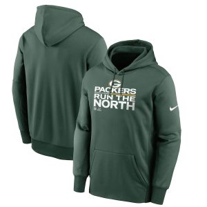 Gorgeous Men's Green Bay Packers  Green 2021 NFC North Division Champions Trophy Collection Pullover Hoodie perfect for game day celebrations