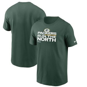 Fantastic Men's Green Bay Packers  Green 2021 NFC North Division Champions Trophy Collection T Shirt perfect for game day celebrations