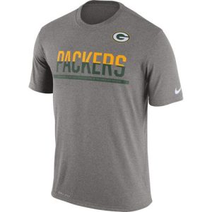 Outstanding Men's Green Bay Packers  Practice Legend Performance T Shirt Grey a must have addition to your collection